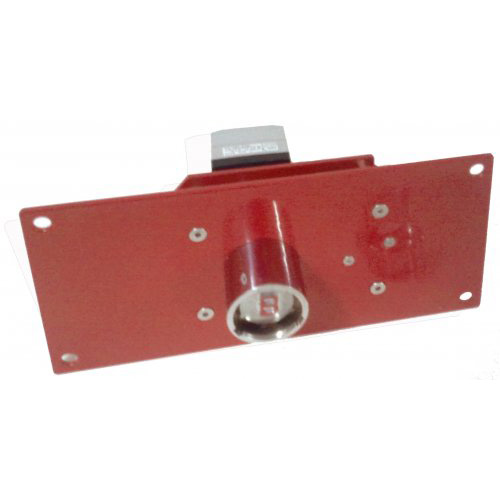 Piastra per installazione su pannello, serratura Heavy duty con cilindro “ H “ controllata dal solenoide con contatto elettrico